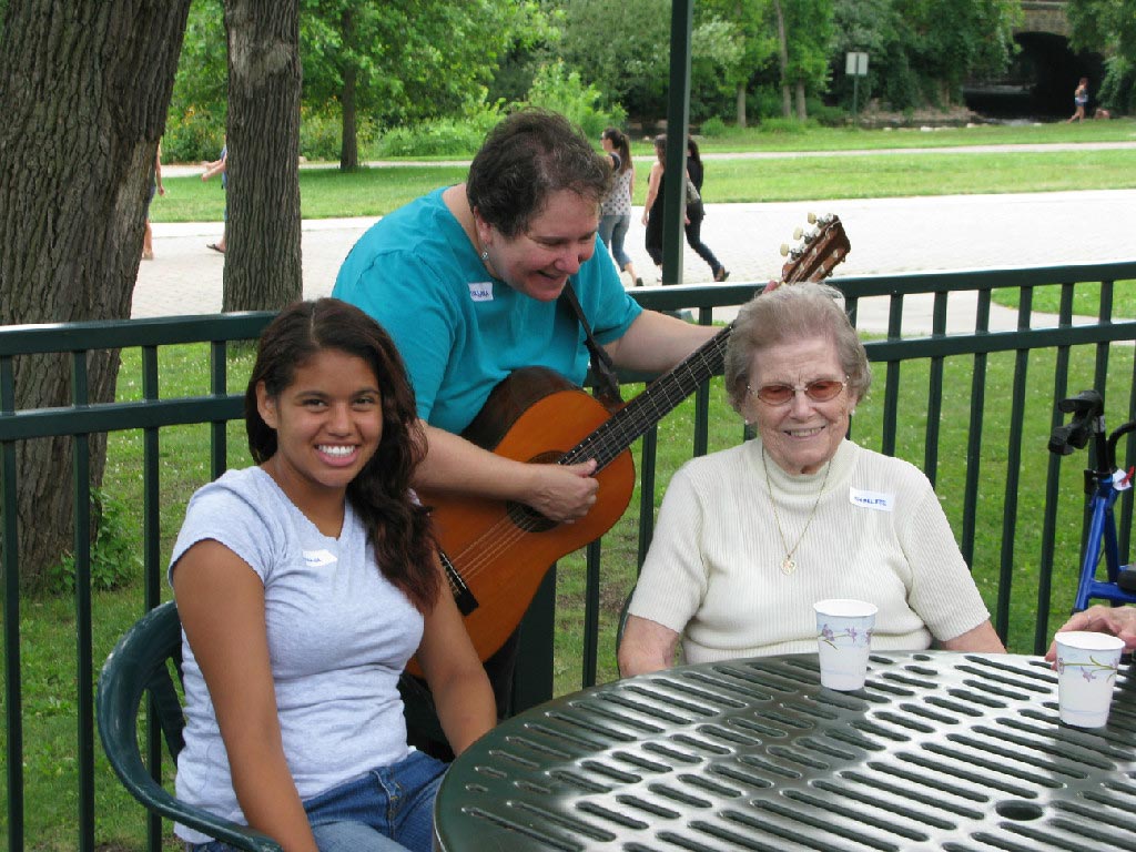 Live music with a resident
